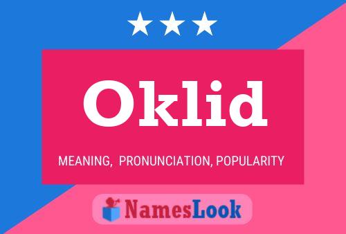 Oklid Name Poster