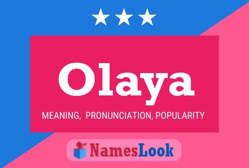 Olaya Name Poster