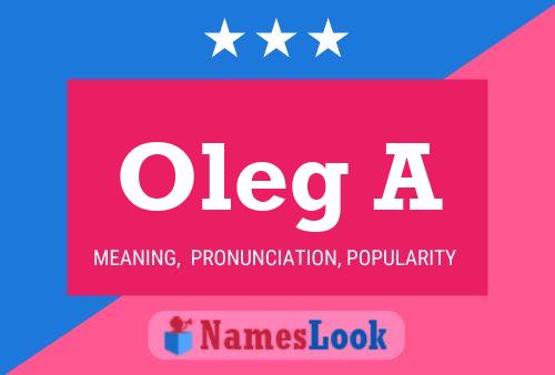 Oleg A Name Poster