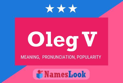 Oleg V Name Poster