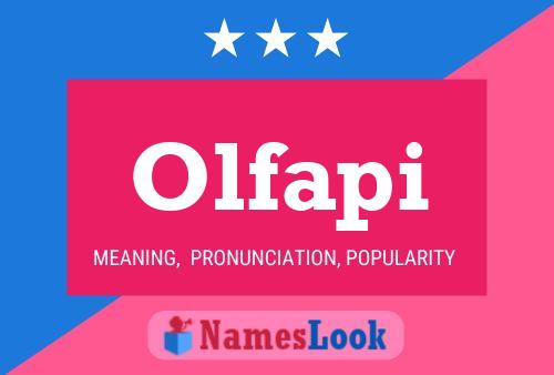 Olfapi Name Poster