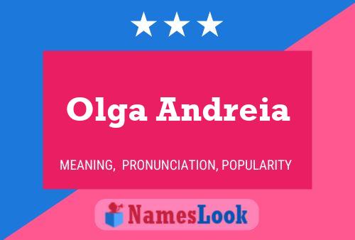 Olga Andreia Name Poster