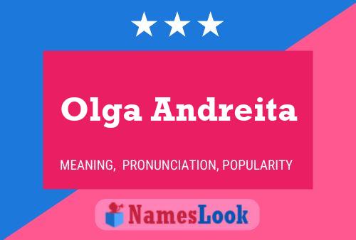 Olga Andreita Name Poster