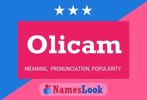 Olicam Name Poster