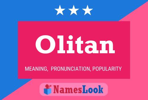 Olitan Name Poster