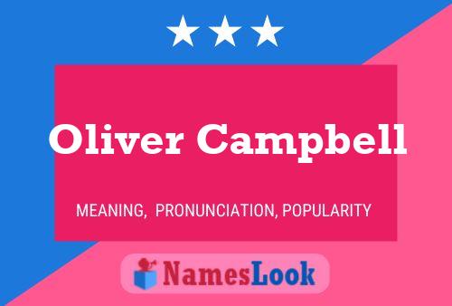 Oliver Campbell Name Poster