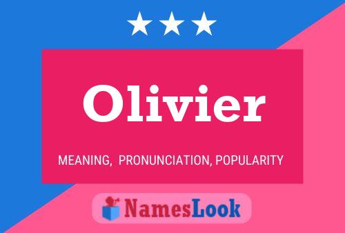 Olivier Name Poster