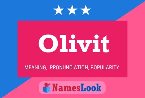 Olivit Name Poster