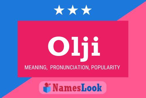 Olji Name Poster