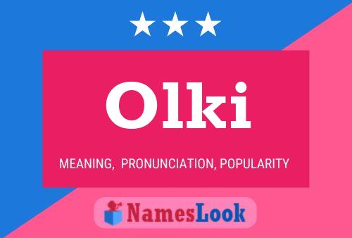 Olki Name Poster