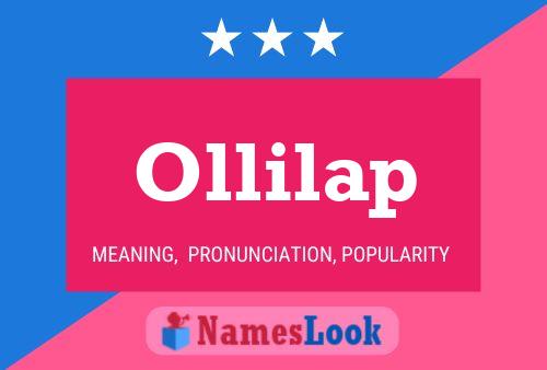 Ollilap Name Poster