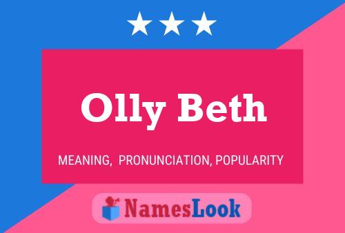 Olly Beth Name Poster