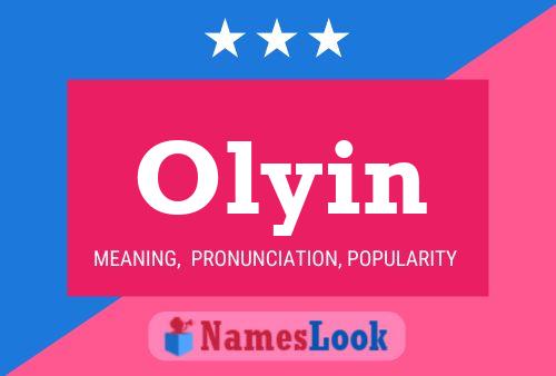 Olyin Name Poster