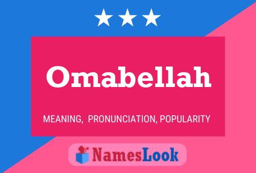 Omabellah Name Poster