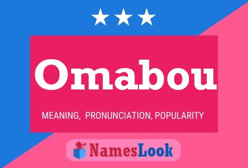 Omabou Name Poster