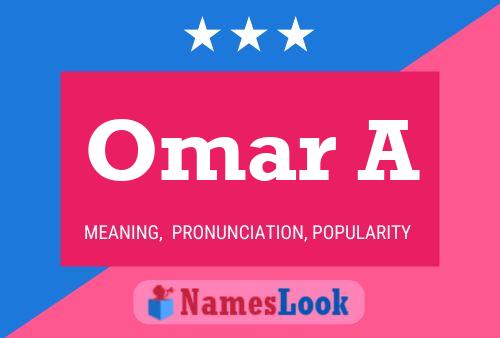 Omar A Name Poster