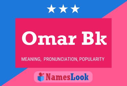 Omar Bk Name Poster