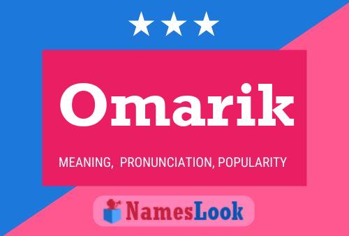 Omarik Name Poster