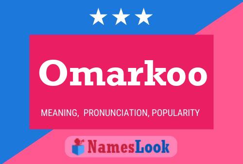 Omarkoo Name Poster