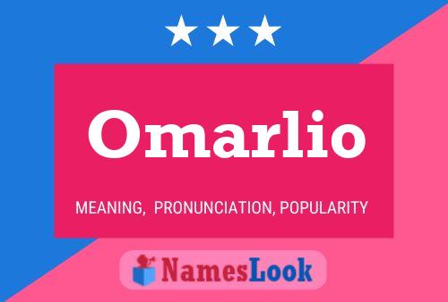 Omarlio Name Poster