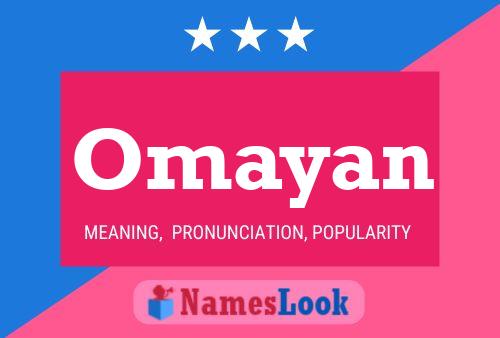 Omayan Name Poster