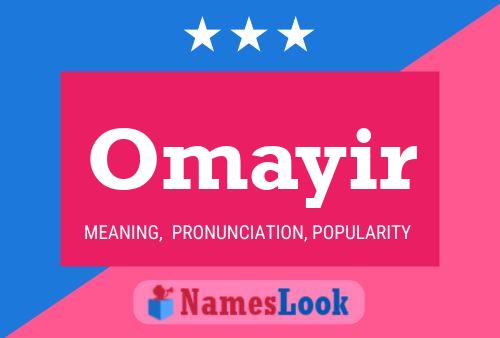 Omayir Name Poster