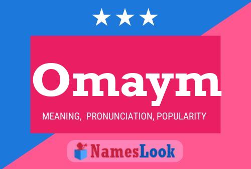 Omaym Name Poster