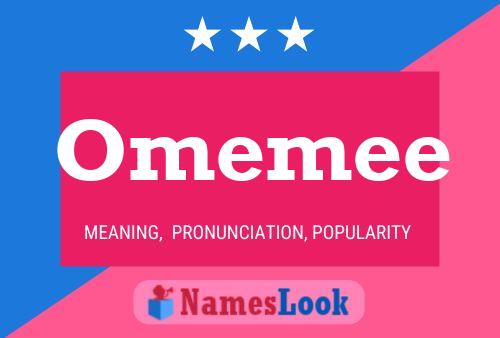 Omemee Name Poster