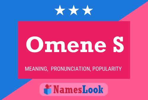 Omene S Name Poster