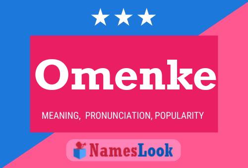 Omenke Name Poster