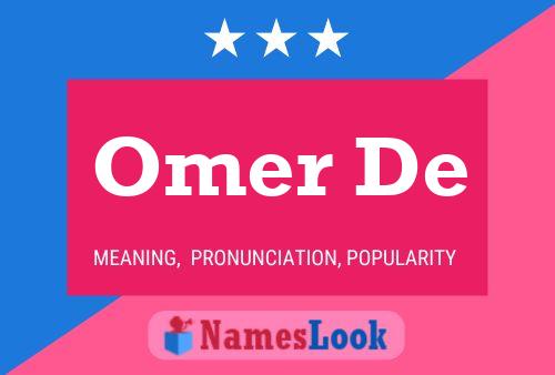 Omer De Name Poster