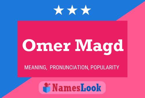 Omer Magd Name Poster