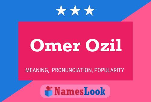 Omer Ozil Name Poster