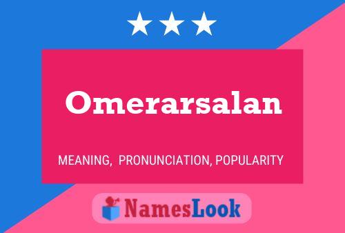 Omerarsalan Name Poster