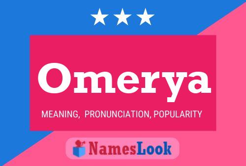 Omerya Name Poster