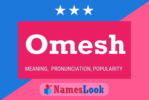 Omesh Name Poster