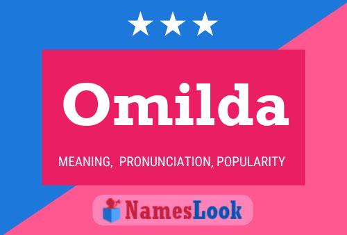 Omilda Name Poster