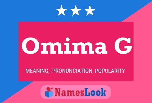 Omima G Name Poster