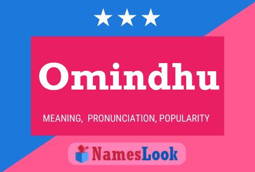 Omindhu Name Poster