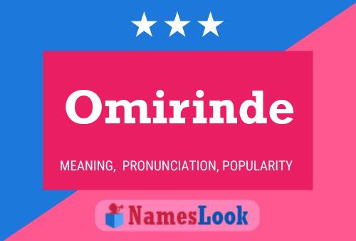 Omirinde Name Poster