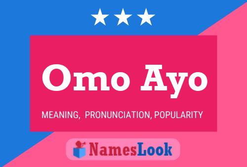 Omo Ayo Name Poster