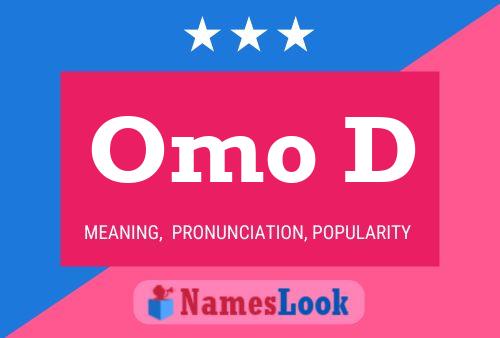 Omo D Name Poster