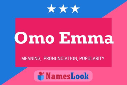 Omo Emma Name Poster