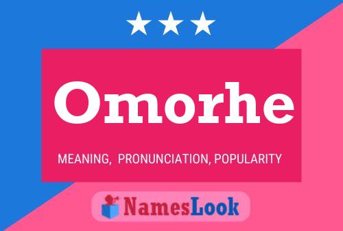 Omorhe Name Poster