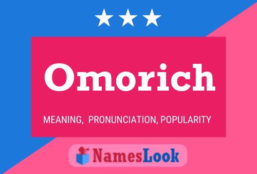 Omorich Name Poster