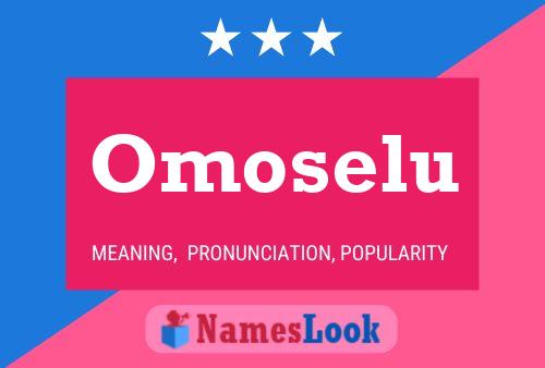 Omoselu Name Poster