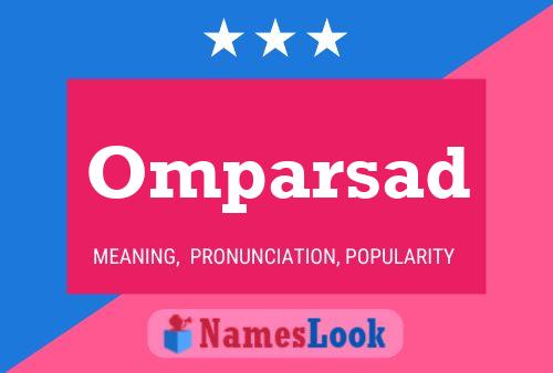 Omparsad Name Poster