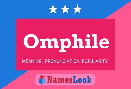 Omphile Name Poster