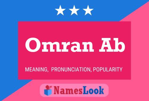 Omran Ab Name Poster