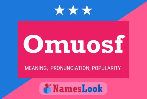 Omuosf Name Poster